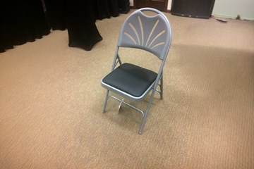 Grey Padded Meeting Chair